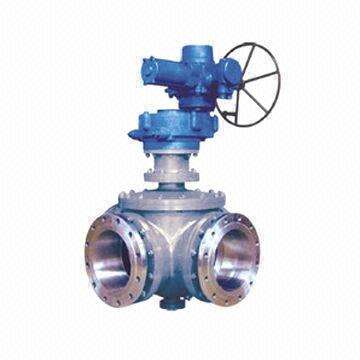 API 6D Stainless Steel Three Way Ball Valve, Made of SS316