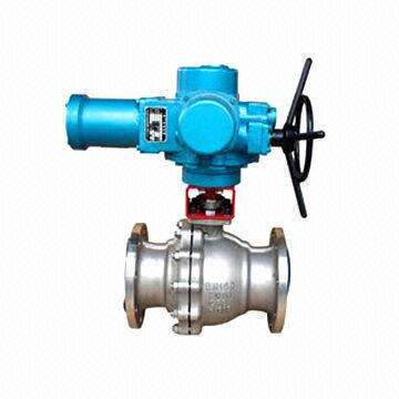 Electric Flanged Orbit Ball Valve with Trunnion Hard Seal
