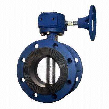 Butterfly Valve, Wafer Type Disc without Pin, Double Shaft, Resilient Seated