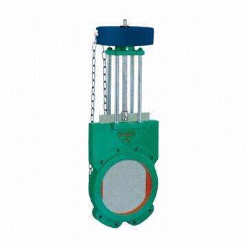 Slurry Valve, Sprocket Operated, Made of WCB Material