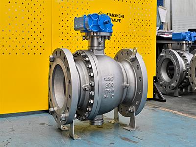 Worm Gear Operated Flange Trunnion Ball Valve