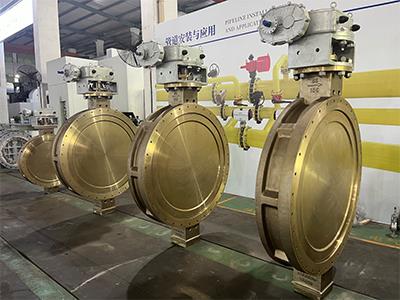 Bronze Wafer Type Double Eccentric/offset High Performance Butterfly Valve C95800 API609