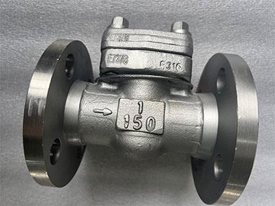  Forged Stainless Steel F316 Swing Check Valve 150lb with ANSI Flange